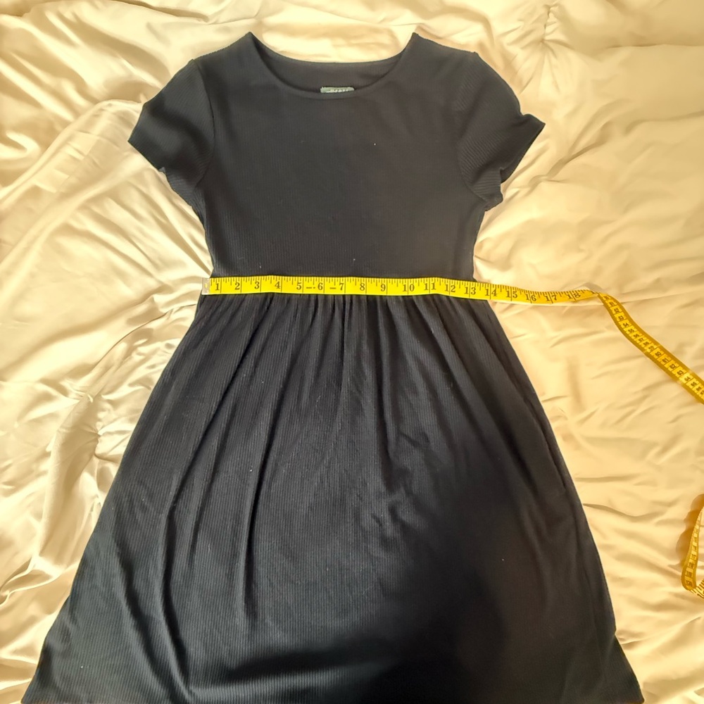 Wild Fable Black A-Line Cap Sleeve Dress